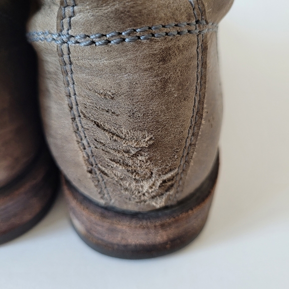 Vintage brown Fry lace-up ankle boots size 7 - Picture 15 of 15